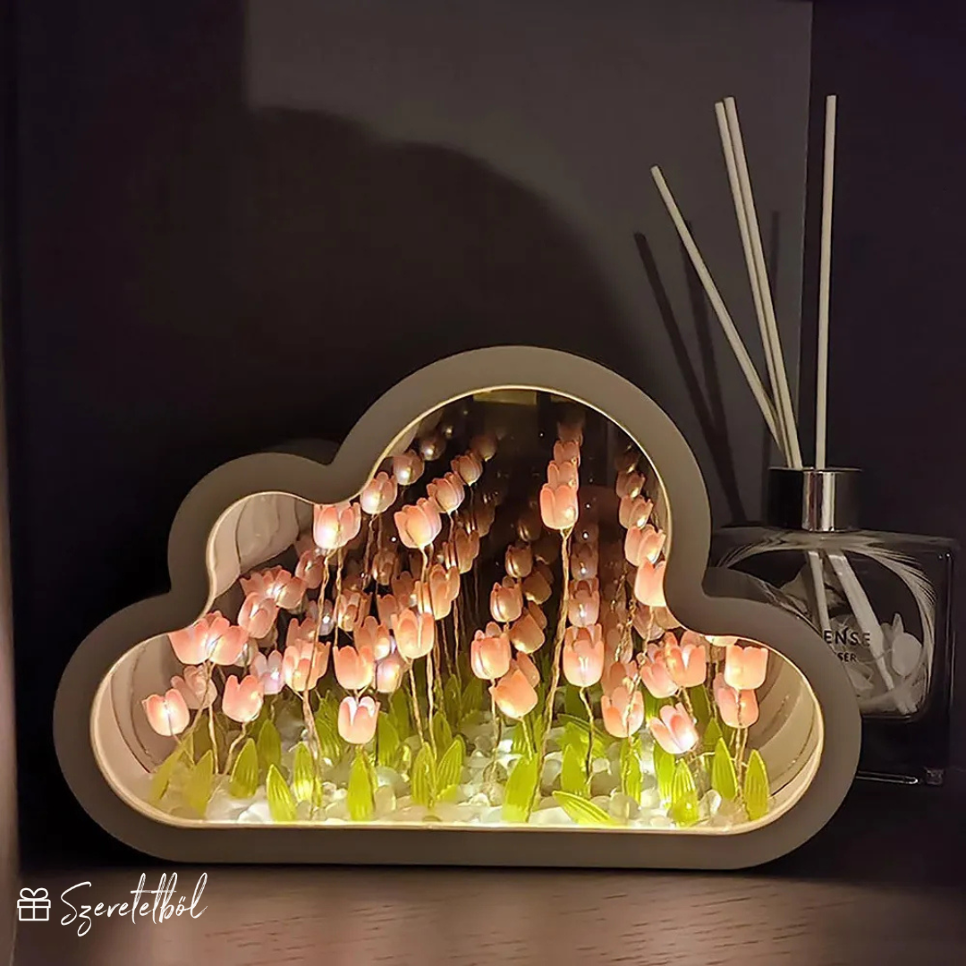 Végtelen tulipánok tükre